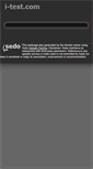 Mobile Screenshot of i-test.com